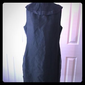 Taylor Black Silk Dress